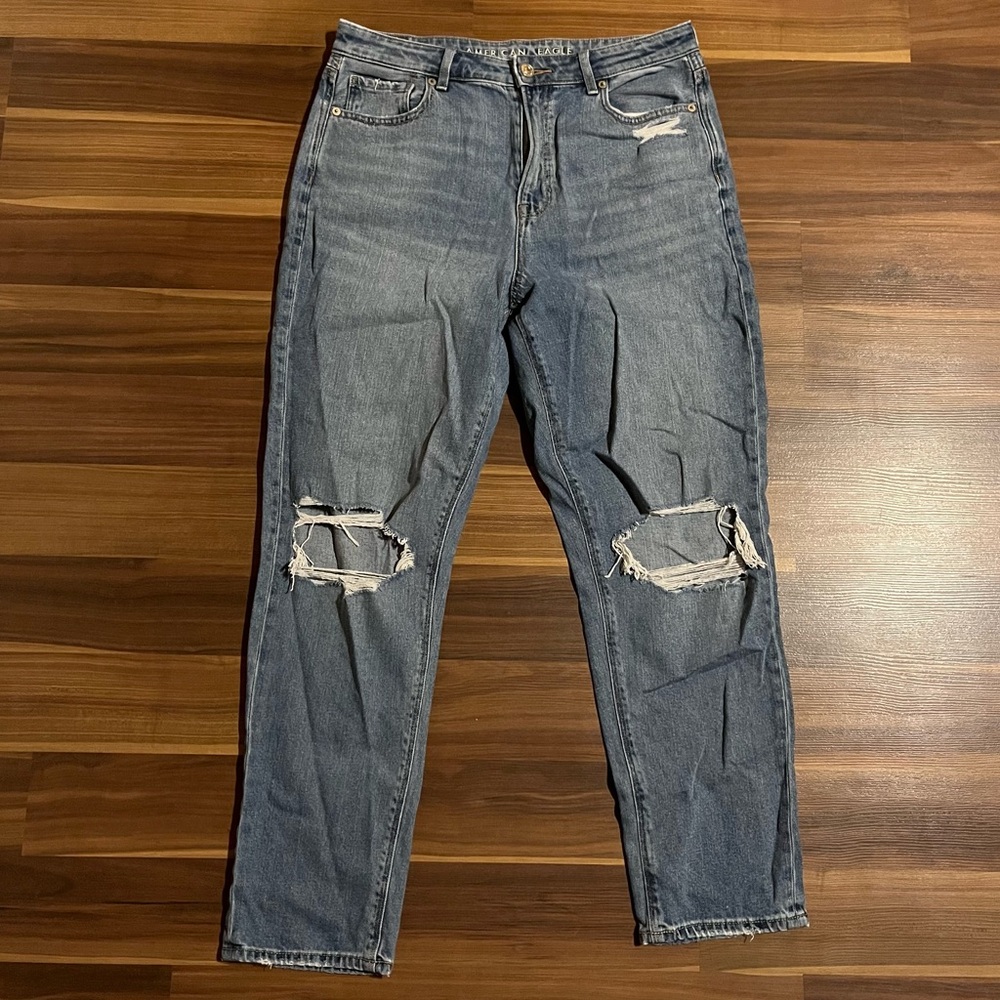 American Eagle Outfitters Blue Straight Leg Jeans